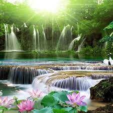 We have an extensive collection of amazing background images carefully chosen by our community. Pvc 3d Waterfall Nature Wallpaper For Home Rs 2400 Roll Classy Interiors Id 20441254888