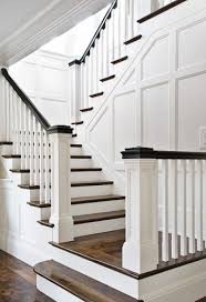 Black And White Stair Railing Ideas Pin By Hala Hojeije On Entry House Stairs Staircase Design Stairs