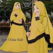 Warna orange cocok dengan warna apa saja mewarnai r. Model Baju Gamis Warna Kuning Lemon Gimana Lif Co Id