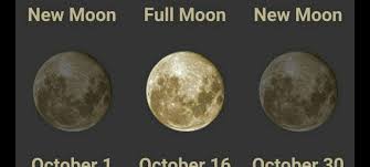 October 2016 Energy Shift Two New Moons Full Moon Dark
