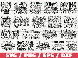 Completely free svg files for cricut, silhouette, sizzix and many other svg compatible electronic cutting machines. Christmas Baking Svg Bundle Cut File Graphic By Zecworkshop Creative Fabrica