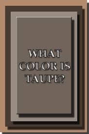 Taupe is a neutral color ranging in variation from the beige end of the scale to the gray end of the color spectrum. What Color Is Taupe What Color Is Taupe Color Meanings Taupe