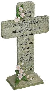 Carson Home Accents Peaceful Reflections Garden Marker 11 75 Inch High Hearts Cross To View Furth Garden Markers Decorative Accessories Artificial Plants