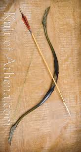 The Hobbit Short Bow And Arrow Of Legolas Greenleaf Decorative Bow And Arrow Diy Bow Tattoo Designs Bows