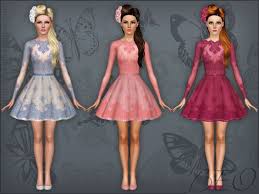 Beo Creations Lace Short Dress Short Dresses Sims 4 Dresses Sims 3