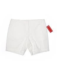 Details About Nwt Izod Women White Shorts 10