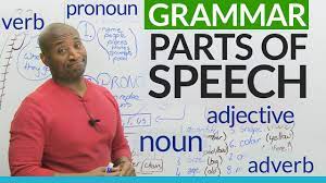 Plural of singular of past tense of present tense of verb for adjective for adverb for noun for. Basic English Grammar Parts Of Speech Noun Verb Adjective Pronoun Adverb Engvid