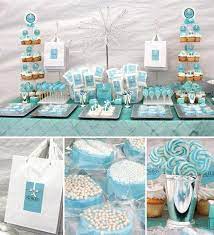 Pin By Fabiola Hernandez On Kid S Birthday S Tiffany Blue Baby Shower Tiffany Party Bridal Shower Theme