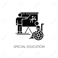 Special education clipart black and white. Special Education Black Glyph Icon Inclusive Education Silhouette Royalty Free Cliparts Vectors And Stock Illustration Image 152490938