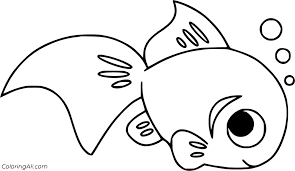 26 Free Printable Goldfish Coloring Pages In Vector Format Easy To Print From Any Device And Automati Fish Coloring Page Dolphin Coloring Pages Coloring Pages