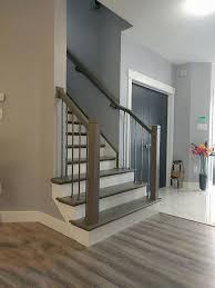 *** choose from our different collections to improve the overall appearance and ambiance of your home, and it will make a unique statement for your staircase. Modern Profile Hand Rail And Metal Baluster Install Scotia Stairs Ltd