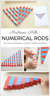 Montessori Number Rods For Preschoolers Montessori Materials Montessori Math Activities Montessori Activities
