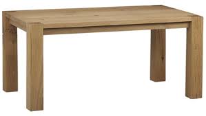 Dining room table and chairs. Crate And Barrel Big Sur Natural Dining Table Copycatchic