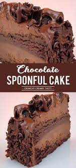 Easy Chocolate Spoonful Cake Keren Tom Blog Chocolate Desserts Cake Recipes Dessert Recipes