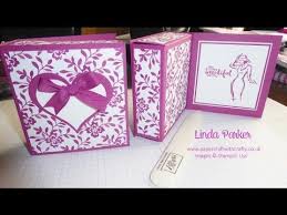 Papercraft With Crafty Book Style Gift Box In Berry Burst Meets Beautiful You Gift Box Punch Board Gifts Diy Gift Box
