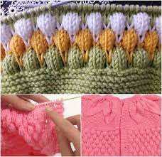 bonbon sekeri orgu modeli ile bebek yelegi yapimi orgu baby knitting patterns orgu kasnagi