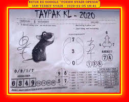 Syair Hk 5 November 2020 Kode Syair Sgp Syair Hk Syair Sydney 2020