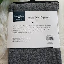 The flat knit elastic self belly has the perfect amount of. Fleece Lined Leggings Froufrou Couture