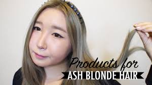 Ash blonde is one of said blonde shades, and it's easily spotted by its blue and violet hues that emulate a it'll likely take a handful of sessions to achieve a color like this, which means more money, time, and fairer complexions will appreciate how ash blonde helps balance and neutralize any pink. Products I Use To Achieve Ash Blonde Hair Soleely Youtube