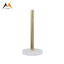 Accessorize your kitchen table and counter with the artisanal kitchen supply marble paper towel holder in white. Factory Wholesale Modern Marble Base Metal Kitchen Paper Towel Holder China Toilet Paper Holder Standing Toilet Paper Holder Made In China Com