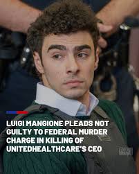 Luigi Mangione has pleaded not guilty to a federal murder charge in the  killing of UnitedHealthcare CEO Brian Thompson, as prosecutors formally  declared their intent to seek the death penalty against him.