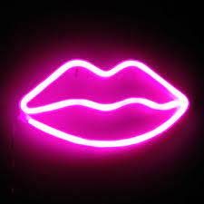 Lip Neon Signs Led Decor Light Wall Decor For Christmas Decoration Birthday P Neon Signs Lip Neon Sign Neon Light Signs