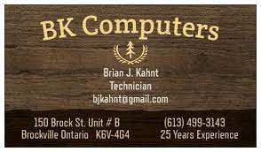 Places brockville, ontario shopping & retailelectronics storecomputer store athens computers. Bk Computers Locally Owned Fast Efficient Friendly Service In Brockville Ontario Canada