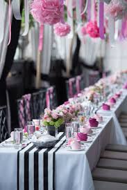 Black And White Bridal Shower Decoration Ideas A Modern Pink Black And White Bridal Shower Bridal Shower Decorations Pink Pink Bridal Shower Garden Bridal Showers