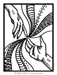 Download Free Art Therapy Coloring Pages For Helping Professionals One Heart Counseling Center