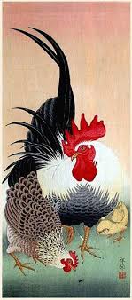 Pin By Gonul Yzr On Art Of Ohara Koson Aka Ohara Shoson 1877 1945 Rooster Art Rooster Painting Chicken Art