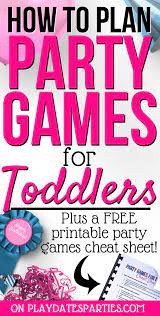 The Best Party Games For Toddlers 20 Easy Ideas Toddler Party Games Birthday Party Games For Kids Princess Party Games