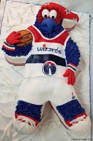 The washington wizards are an american professional basketball team based in washington, d.c. Washington Wizards Mascot G Wiz Cake Creative Cakes Special Occasion Cakes Custom Cakes