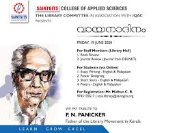 Pin by godwin mathew on qoutes life quotes malayalam quotes. Saintgits Twitter àªªàª° Library Committee And Iqac Of Saintgits College Of Applied Sciences Join Hands To Celebrate Kerala Reading Day And Pay Tribute To Mr Pn Panikar Father Of Library Movement In