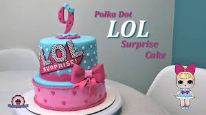 Birthday cake the original design credit goes to. Lol Surprise Polka Dot Cake Youtube