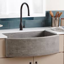 Beige kitchen counters with stainless steel farmhouse sink. Never Let Anyone Tell You That Farmhouse Sinks Can T Be Contemporary