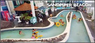 Indoor Lazy River Ride Sandpiper Beacon Beach Resort In Panama City Beach Fl Panama City Panama Panama City Florida Panama City Beach Hotels