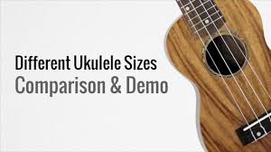 Ukulele Sizes All 6 Types Of Ukuleles