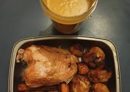 Cooking a chicken in a slow cooker makes it very succulent and packed full of flavour. Recipe Of Speedy Roast Chicken Dinner With Gravy All Best Recipes