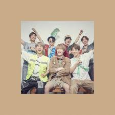 The great collection of bts aesthetic wallpaper for desktop, laptop and mobiles. Bts Group Photo Bts Group Photos Beige Aesthetic Bts Group