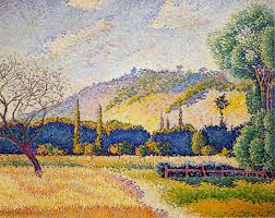 Les Meilleurs Peintres Pointillistes De Tous Les Temps Pointillism Landscape Cross Paintings