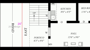 30×40 house plan west facing. Low Cost House Plan For 30 X 20 Site East Facing Youtube