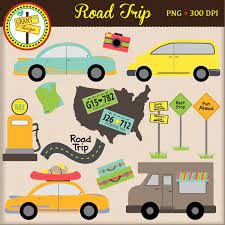 Road Trip Clipart Clip Art Digital Clip Art Road Trip