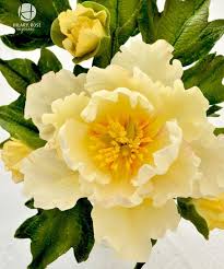 Open Peony Gum Paste Flowers Clay Flowers Foam Flowers