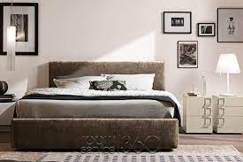 Essential Dado Platform Bed With Onyx Nightstands By Presotto Modern Platform Bed Upholstered Bedroom Modern Bed