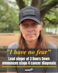 Brad Arnold asked fans to send prayers as he announced his diagnosis.