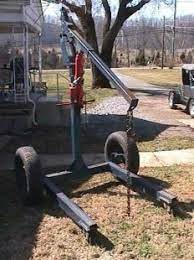 Homemade Towable Engine Hoist Tools And Equipment Garage Workshop Welding Projects