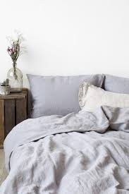 Light Grey New Stone Washed Linen Duvet Cover Bed Linen Sets Home Bedroom Linen Duvet
