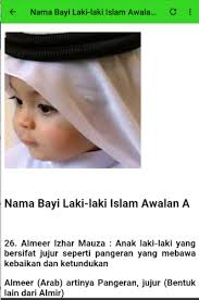 Sebab, perpaduan antara nama bayi islam dengan modern cukup relefan, bagus dan menarik. Nama Bayi Laki Laki Islam 1 Latest Version For Android Download Apk