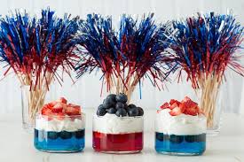 Learn exactly how to make and layer red, white and blue jello in this patriotic and fun finger jello recipe. 40 Fourth Of July Desserts Red White And Blue Dessert Ideas