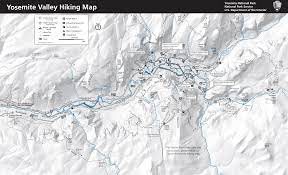Yosemite Hiking Trails Map 2
